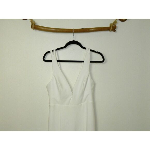 Lulu’s Dress White Love Galore Mermaid Maxi Dress Fully Lined Size Small - Picture 9 of 9